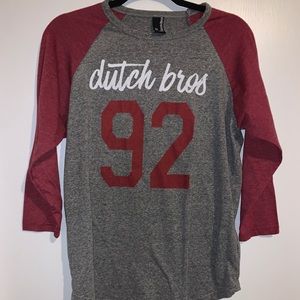 Dutch Bros 3/4 sleeve tshirt
